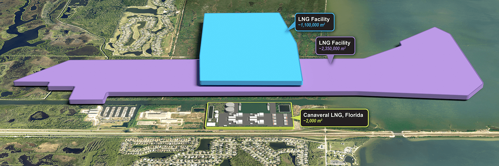 This artist’s rendering is a conceptual design of a potential facility and is not intended for detailed engineering purposes.